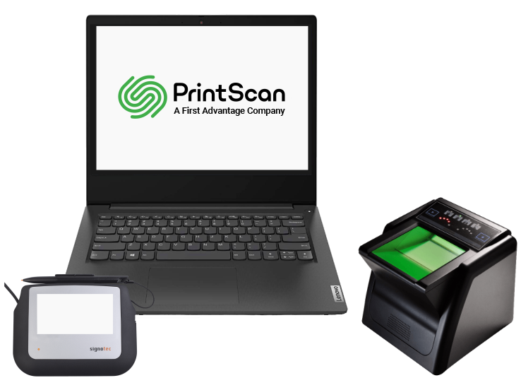 PrintScan Live Scan Fingerprinting System