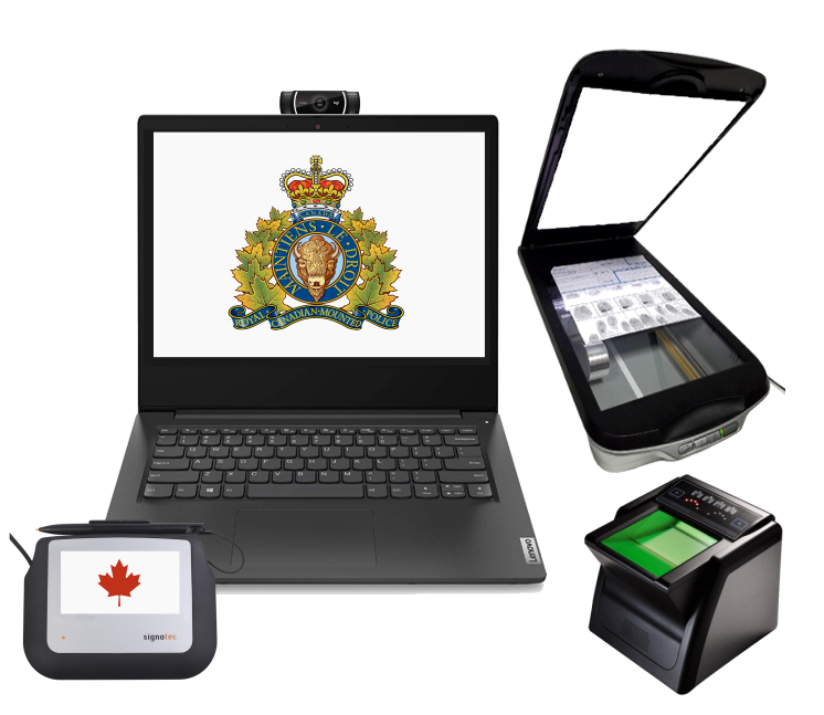 PrintScan RCMP Live Scan System